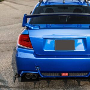 spec d clear red led taillights for 08 13 subaru impreza wrx sti g3 4d tail lights