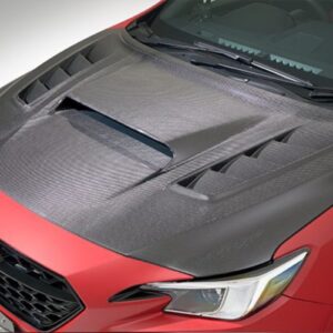 varis arising style carbon fiber cooling bonnet for 22 25 subaru wrx vb vn s4