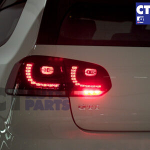golf r style clear red full led taillights for 2009 2013 vw golf 6 vi mk6 tsi tdi gti