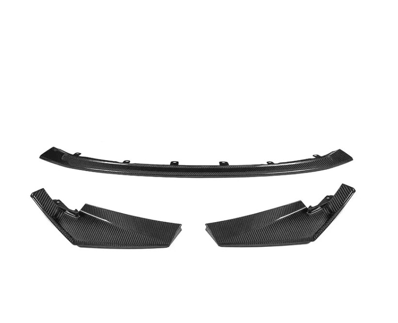csl style carbon fiber front bumper lip for 21 24 bmw g80 m3 g82 g83 m4