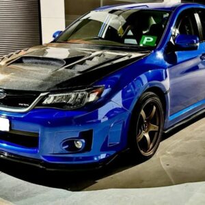 varis style carbon fiber bonnet hood for 07 13 subaru impreza wrx sti g3 grb gvb