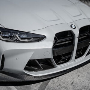 csl style carbon fiber front bumper lip for 21 24 bmw g80 m3 g82 g83 m4