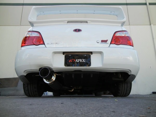 apexi n1 evolution r catback exhaust – subaru wrx/sti 2002 2007