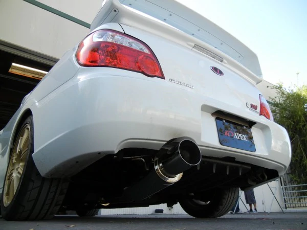apexi n1 evolution r catback exhaust – subaru wrx/sti 2002 2007