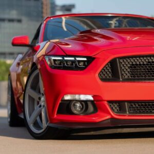 tri led drl dynamic led headlights for 2015 2017 ford mustang gt350 gt500 head lights