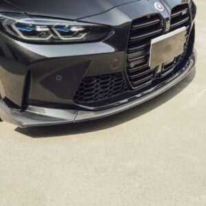 csl style carbon fiber front bumper lip for 21 24 bmw g80 m3 g82 g83 m4