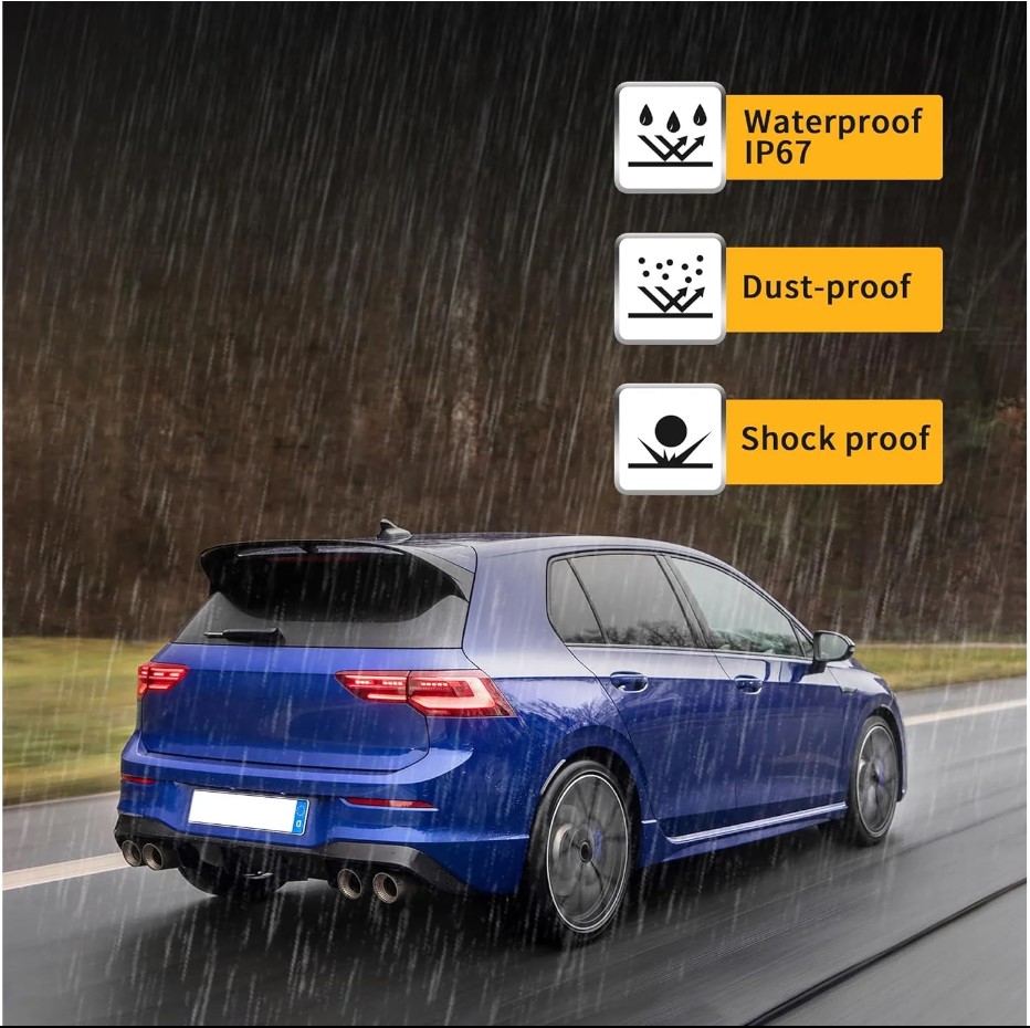 mk8 r style red led dynamic tail lights for 2021 2024 vw golf 8 viii taillights