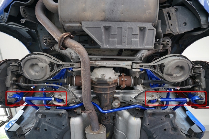 hardrace rear camber arms – nissan 350z