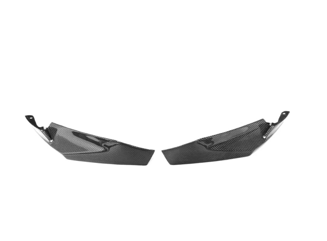 m performance style carbon fiber front bumper lip for 21 24 bmw g80 m3 g82 g83 m4