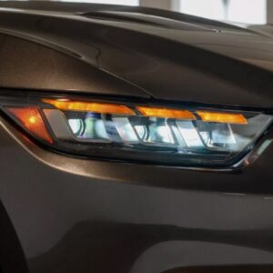 tri led drl dynamic led headlights for 2015 2017 ford mustang gt350 gt500 head lights