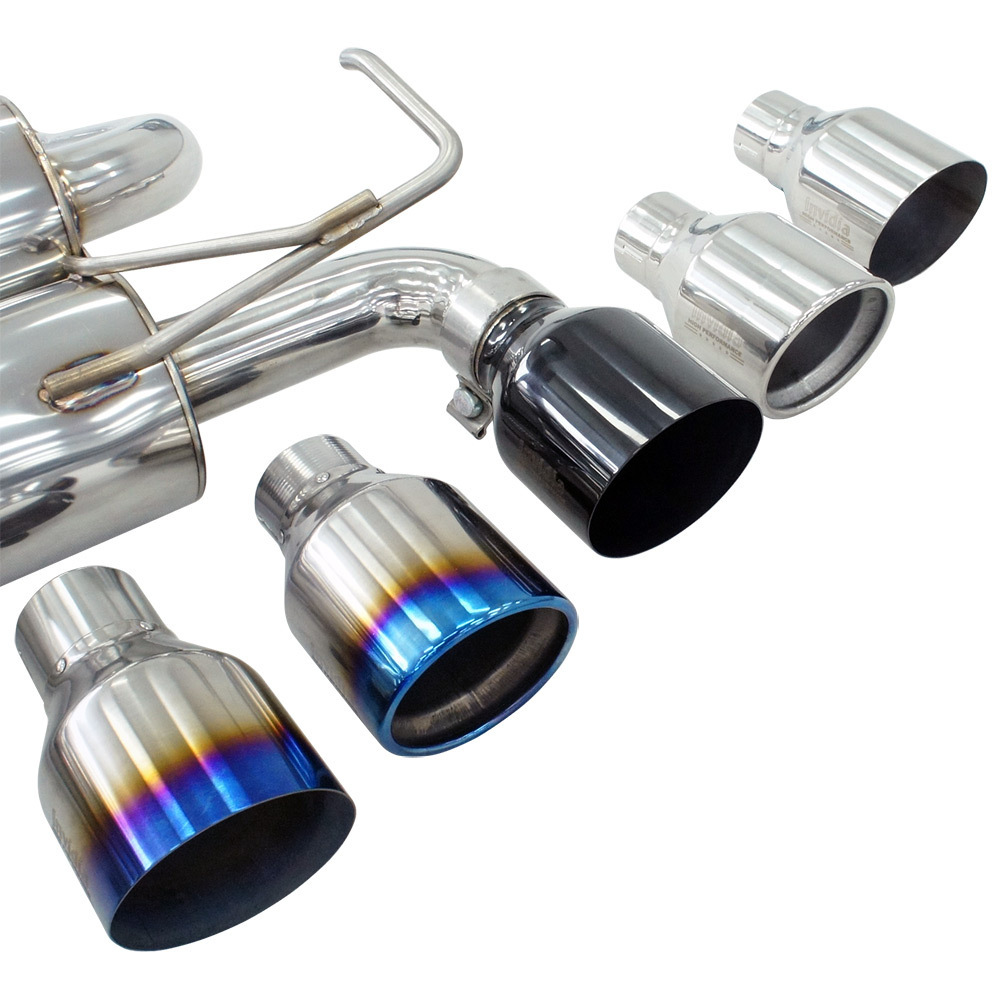 invidia gemini catback exhaust – nissan z rz34 (ti rolled tips)