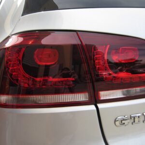 golf r style clear red full led taillights for 2009 2013 vw golf 6 vi mk6 tsi tdi gti