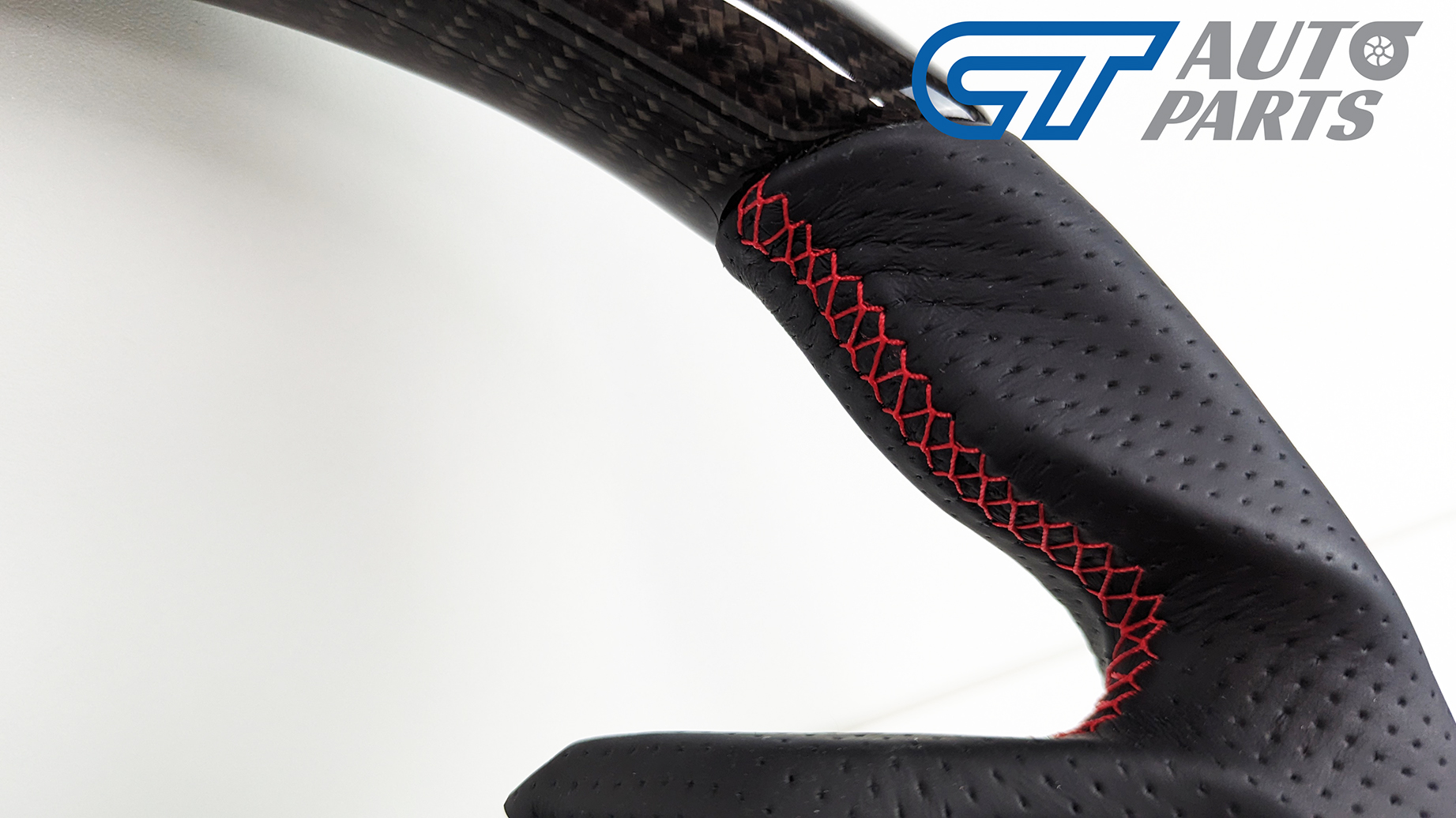 carbon cf leather steering wheel red line+ stitching for 2022+ subaru wrx vb vn