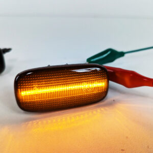 smoke dynamic led indicator blinker light for 99 02 nissan silvia s15 200sx spec r