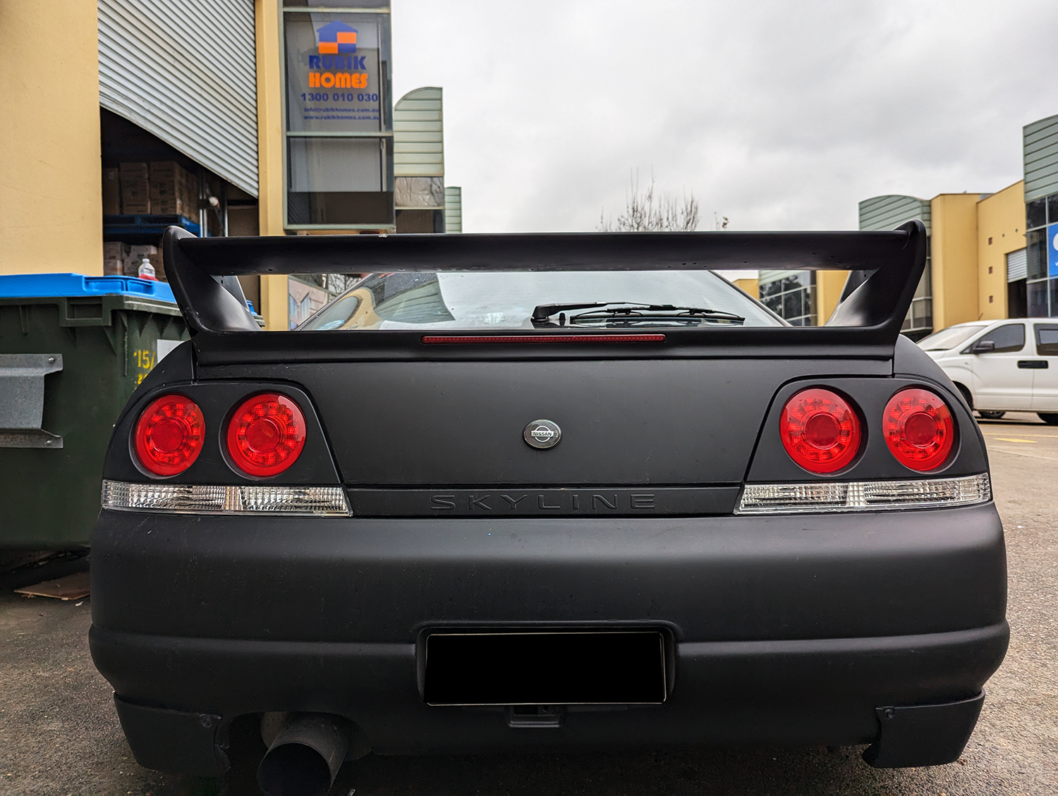 78 works fiber ring led taillights for 93 98 nissan skyline r33 gtr gts25t gtst tail lights