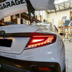 v3 black dragon scale led dynamic taillights for 22 25 subaru wrx vb tail lights