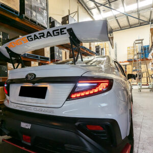 v3 black dragon scale led dynamic taillights for 22 25 subaru wrx vb tail lights
