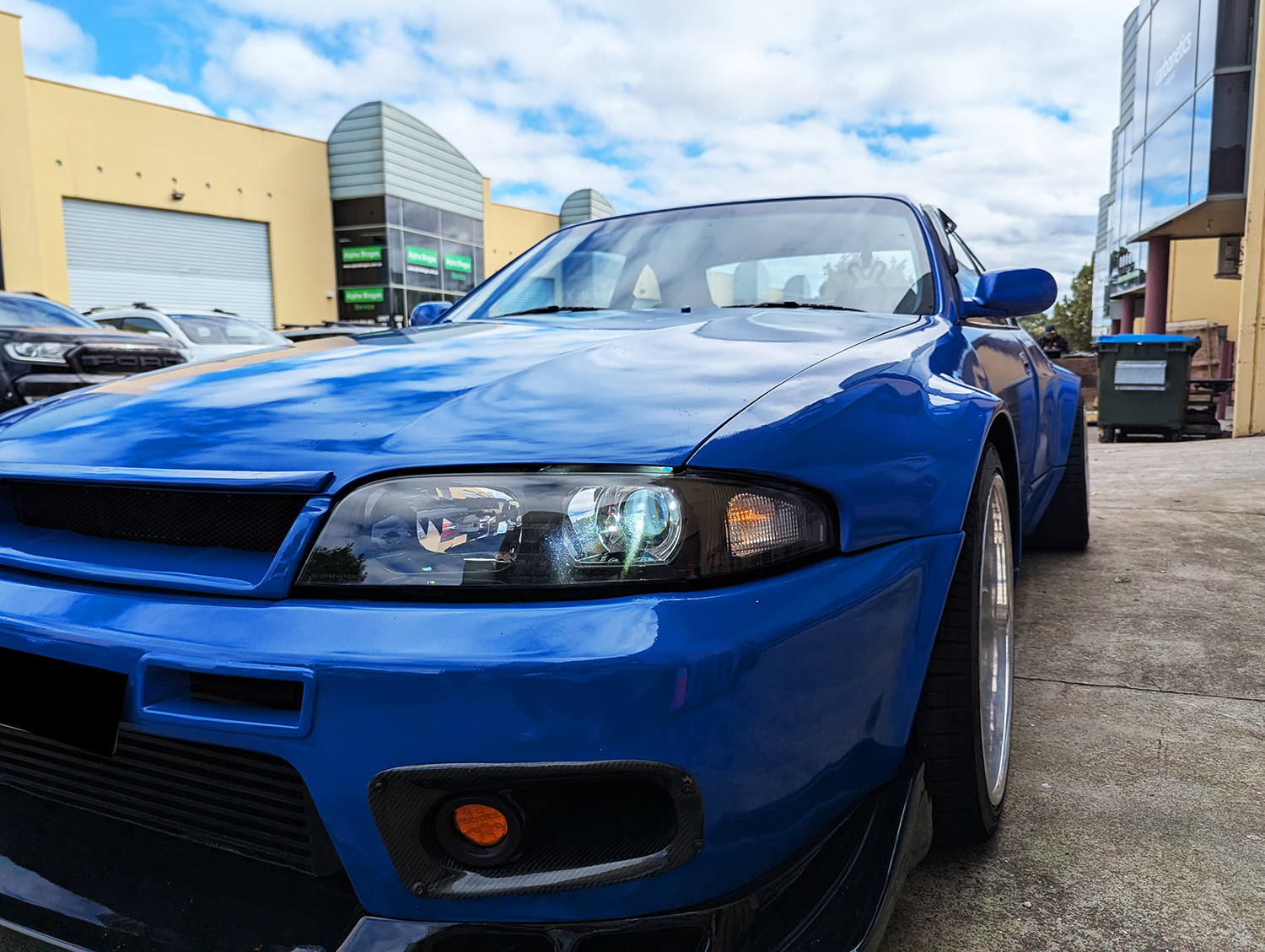 jdm black oe projector headlights for nissan skyline r33 gtr gts25 gts series 1&3 head lights