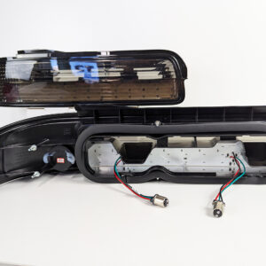 smoke led tail lights for 89 94 nissan silvia s13 dmax taillights