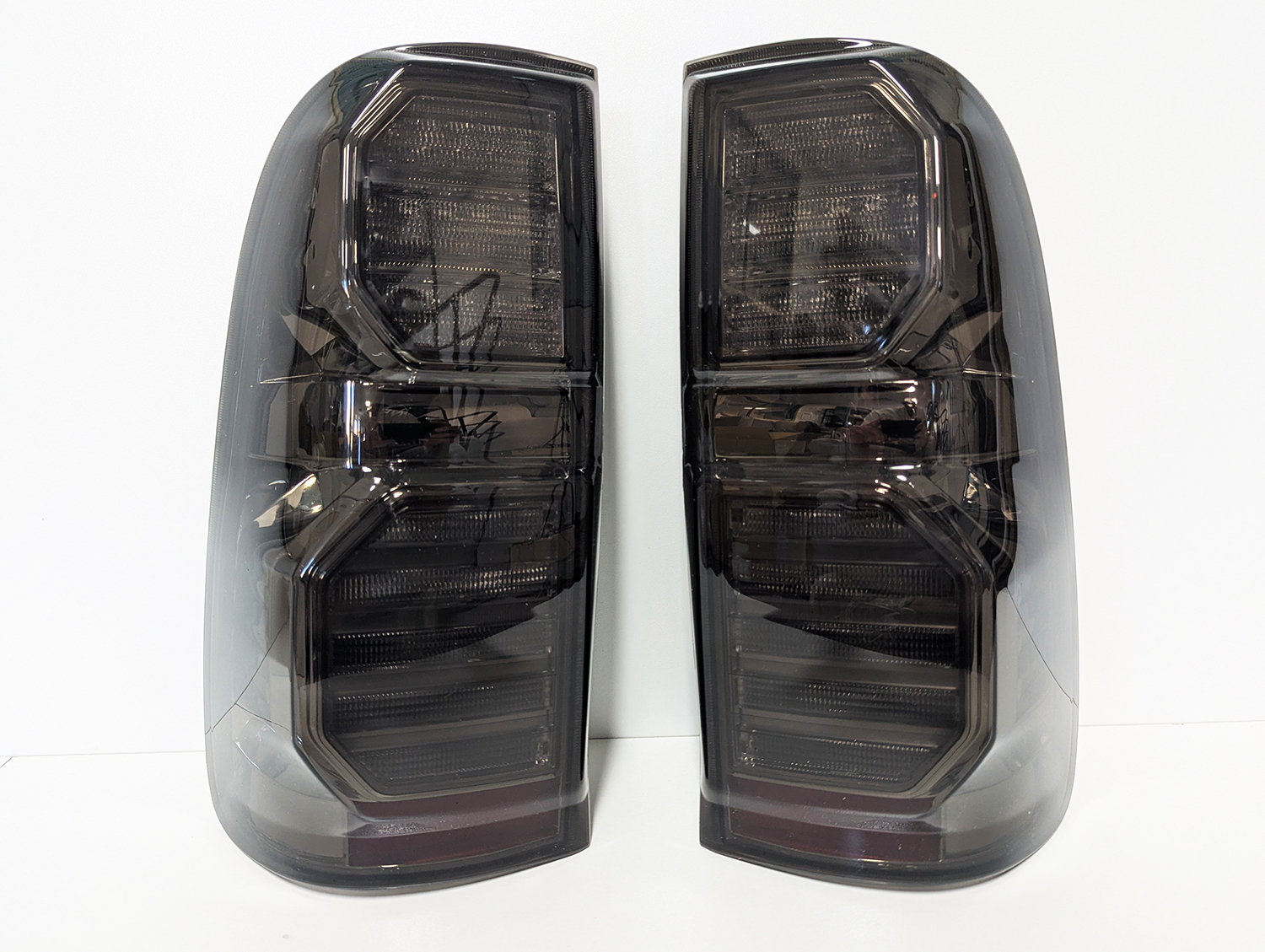 smoke led taillights for 2011 2014 toyota hilux sr5 vigo tail lights