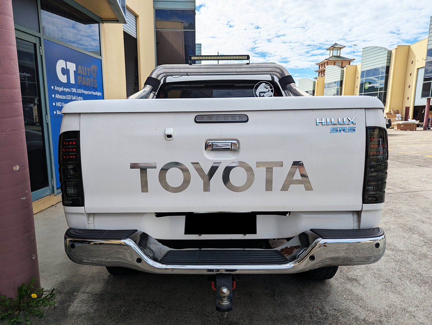 smoke led taillights for 2005 2010 toyota hilux sr5 vigo tail lights