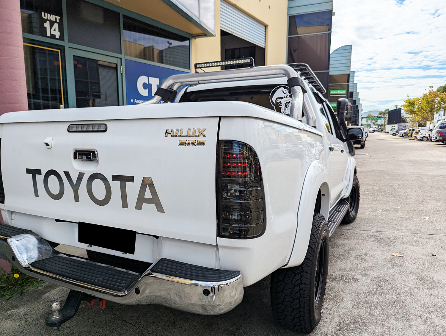 smoke led taillights for 2005 2010 toyota hilux sr5 vigo tail lights