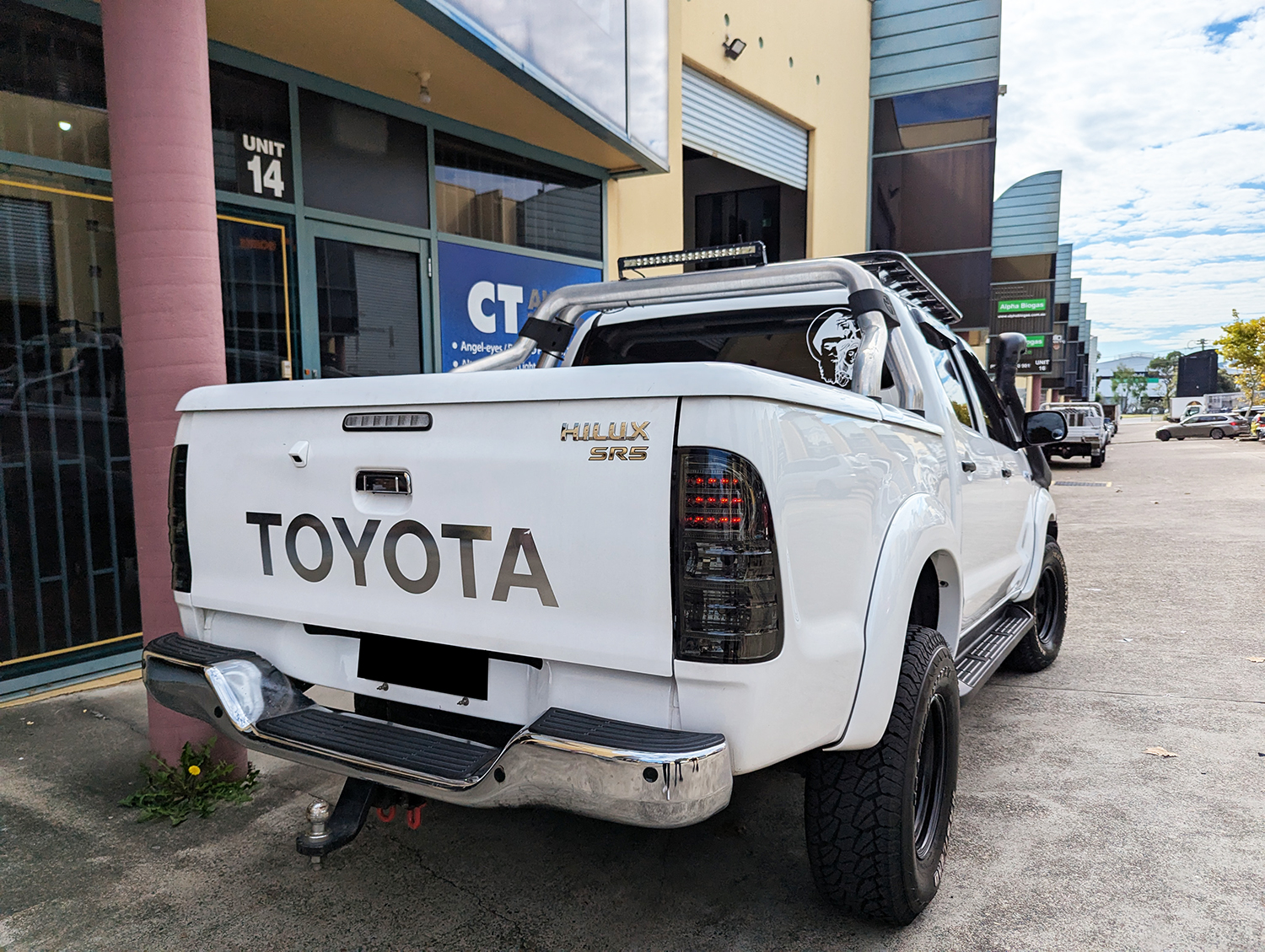 smoke led taillights for 2005 2010 toyota hilux sr5 vigo tail lights