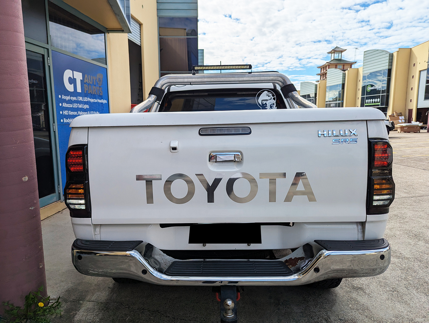 smoke led taillights for 2011 2014 toyota hilux sr5 vigo tail lights