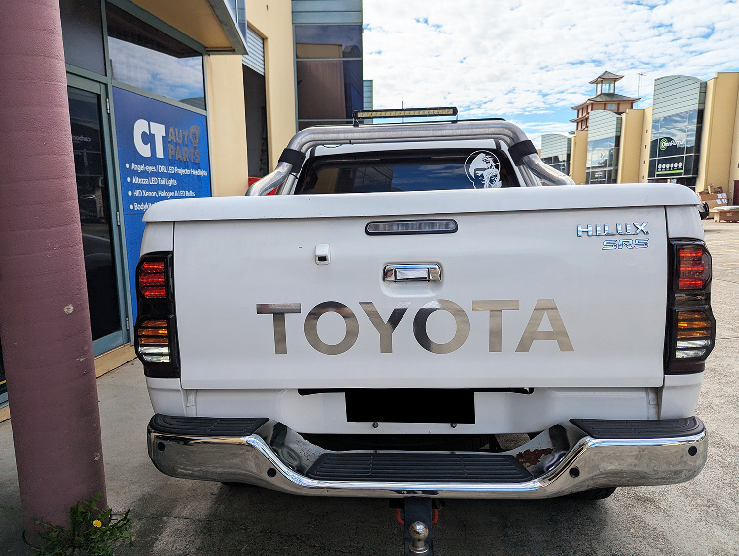 smoke led taillights for 2011 2014 toyota hilux sr5 vigo tail lights