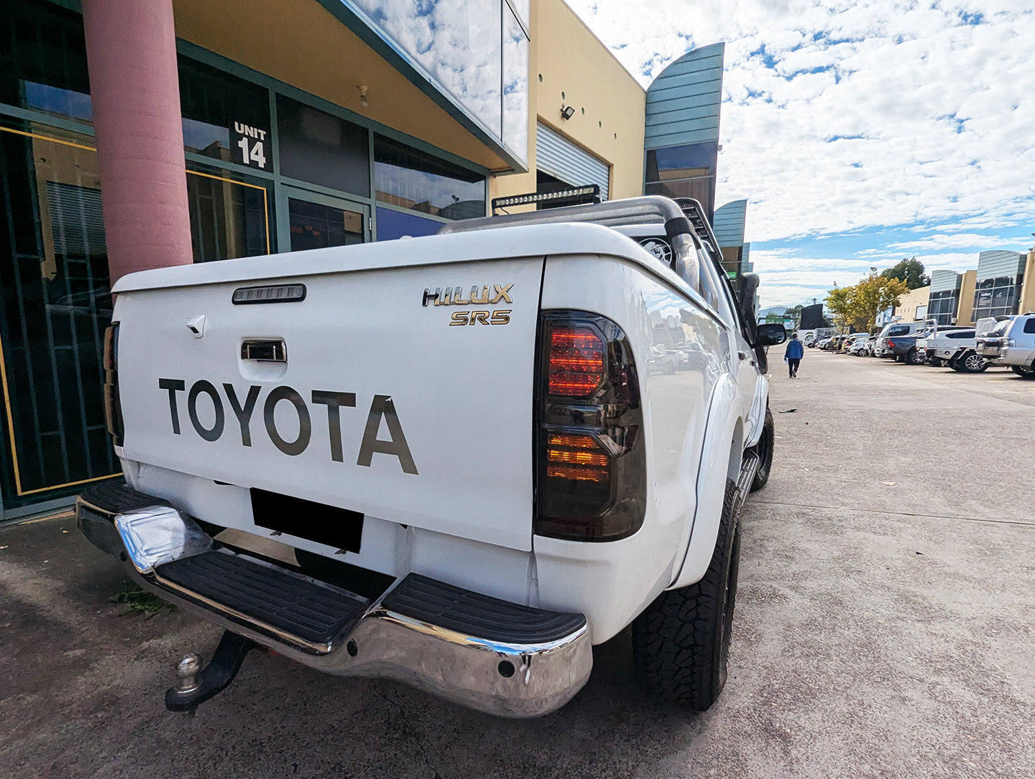 smoke led taillights for 2011 2014 toyota hilux sr5 vigo tail lights