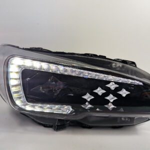 coplus stellar star logo led drl headlights for 14 17 subaru wrx sti levorg va