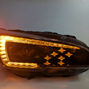 coplus stellar star logo led drl headlights for 14 17 subaru wrx sti levorg va