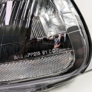 ek9 type r oem style black headlights for 96 98 honda civic ek vti