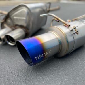 remark r1 cat back exhaust – subaru wrx vb (titanium tip)