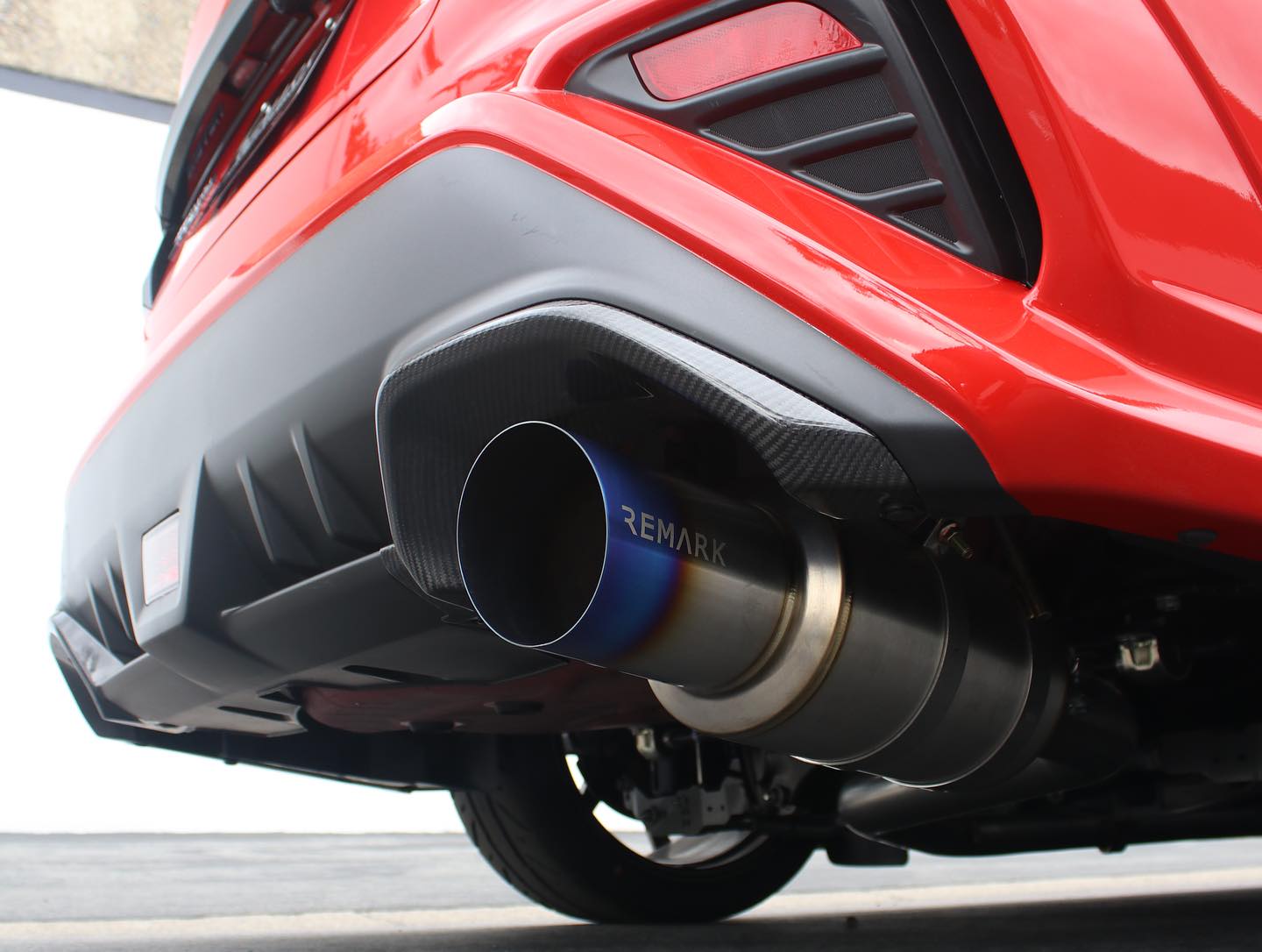 remark r1 cat back exhaust – subaru wrx vb (titanium tip)