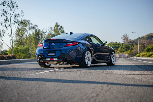 remark quad exit cat back exhaust – subaru brz/toyota gr86 (stainless tips)