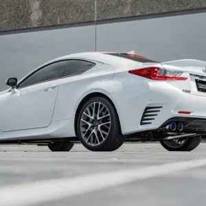 remark axleback muffler delete set – lexus is 2017 2020/rc350 (single wall stainless tips)