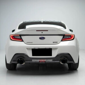 trd style unpatined rear spoiler wing for 2022+ toyota gr86 subaru brz zd8 zn8