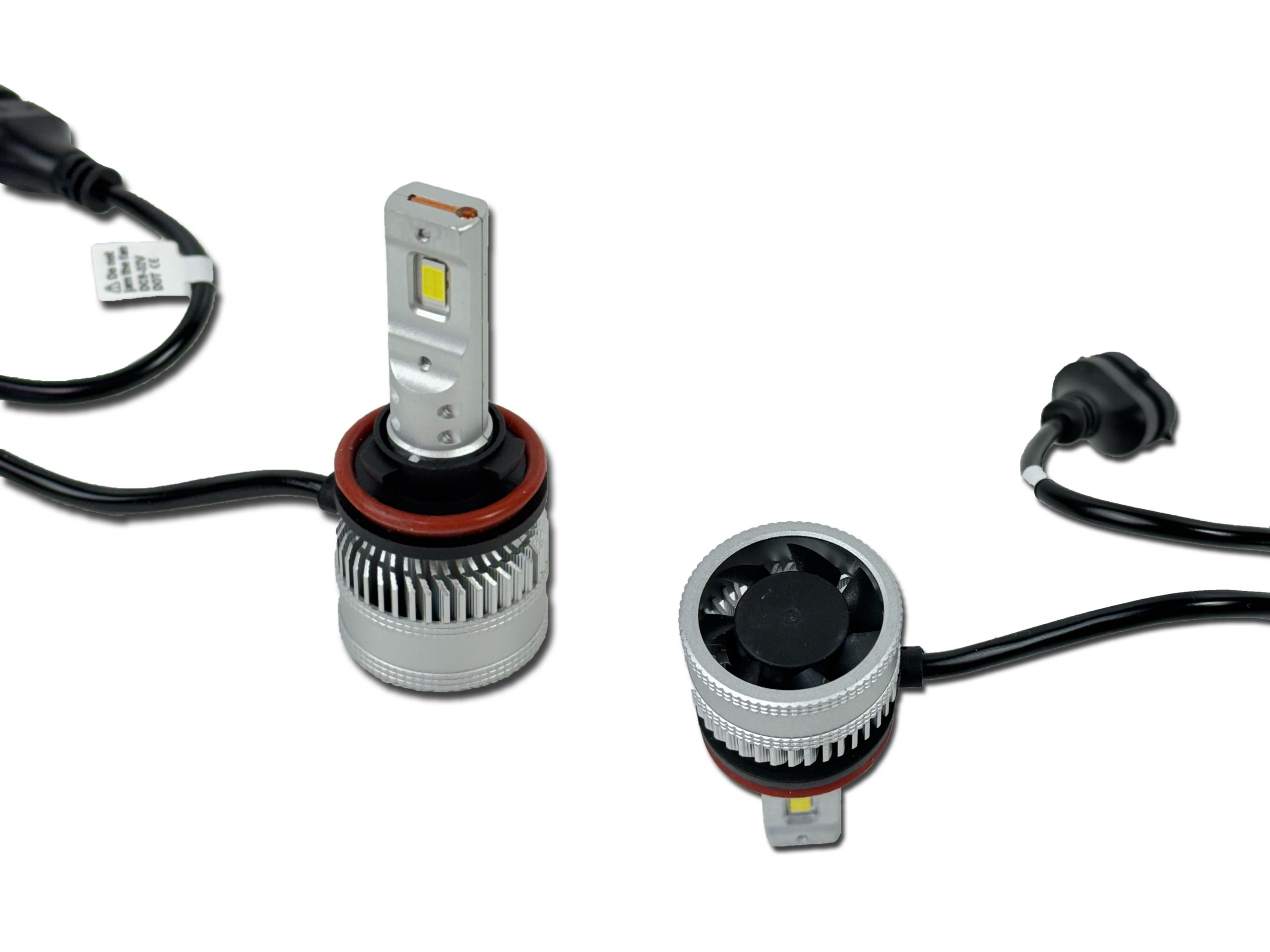 “enzo” 2x h11 h8 h9 h16 canbus led headlight bulbs hid conversion kit 10400lm 6500k