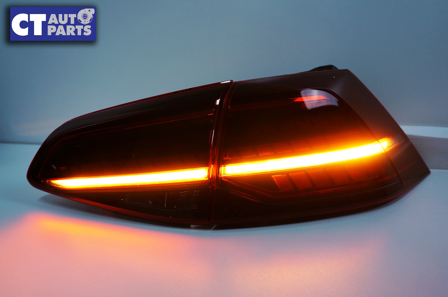 r style smoke full led dynamic tail lights for 2014 2018 vw golf 7 vii taillights