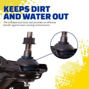 suspension control arm and ball joint assembly moog chassis rk623795