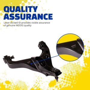 suspension control arm and ball joint assembly moog chassis rk623794