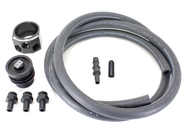 grimmspeed air oil separator – subaru wrx 2001 2007/sti 2001 2021/fxt 2003 2008 (black)