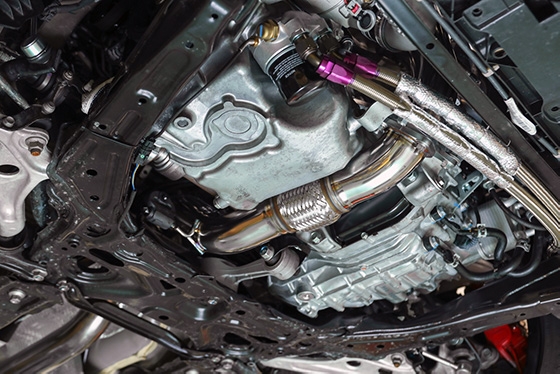 hks catless down pipe/front pipe set – honda civic fk8 type r