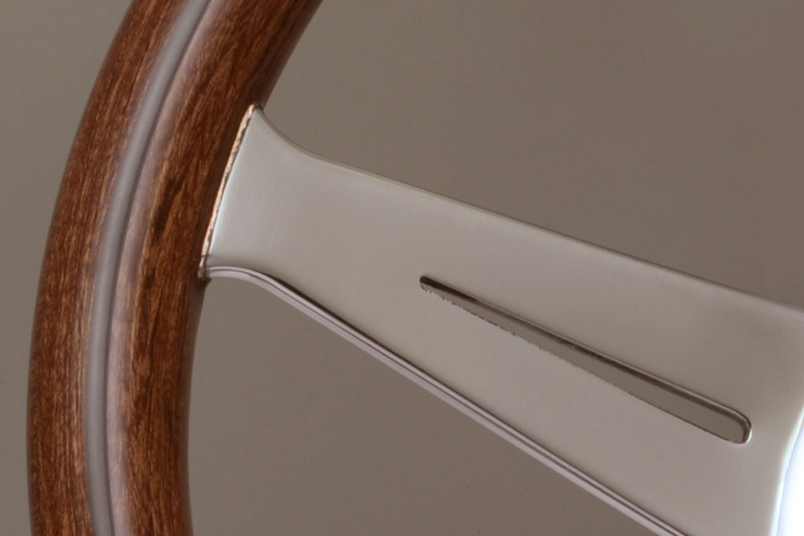 nardi deep corn steering wheel – 350mm mahogany wood
