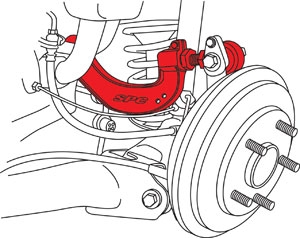 spc xaxis rear camber arms – honda civic fk4 fk7 fk8 fl1 fl5 (pair)