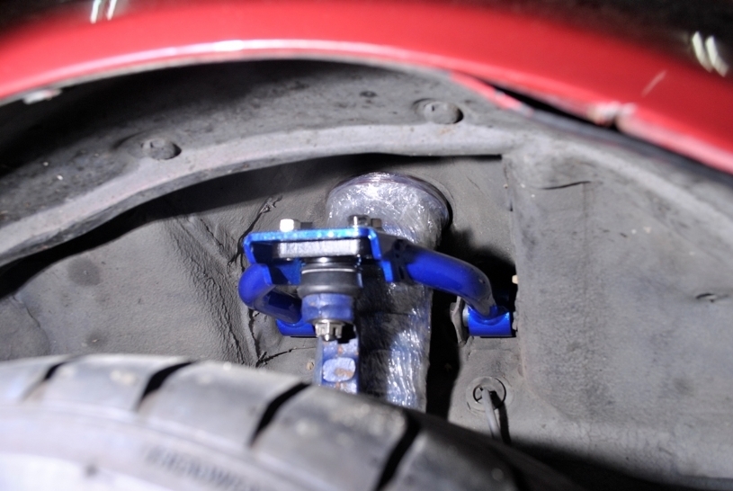 hardrace front upper camber arms – honda civic ek (black)
