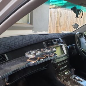 moonlight fleece dash mat – toyota crown athlete/royal saloon grs184 18 series (black)