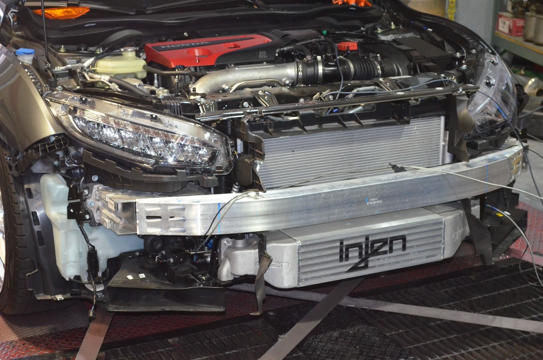 injen front mount intercooler – honda civic fk8 type r