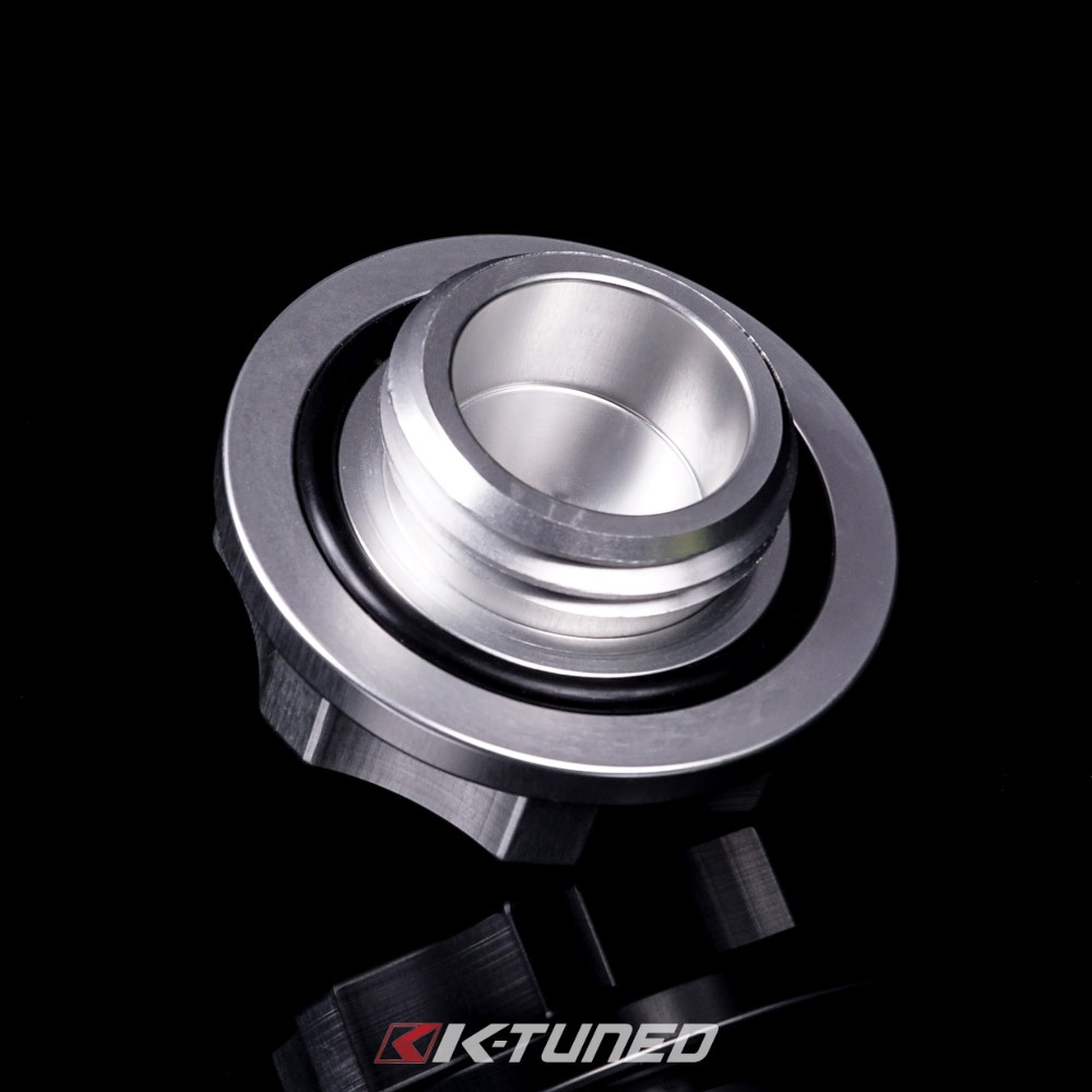 k tuned billet oil cap – black